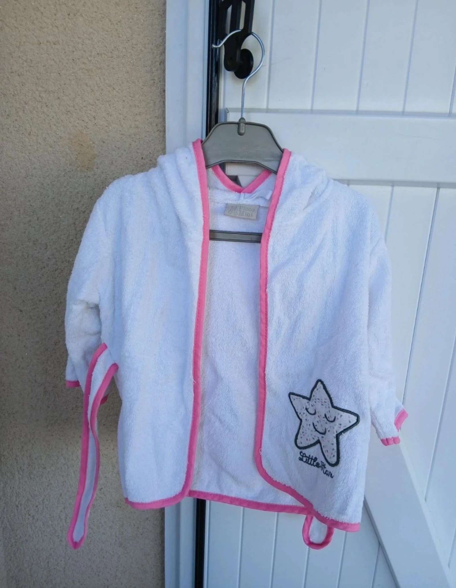 peignoir bb filles 6/9 mois picomini